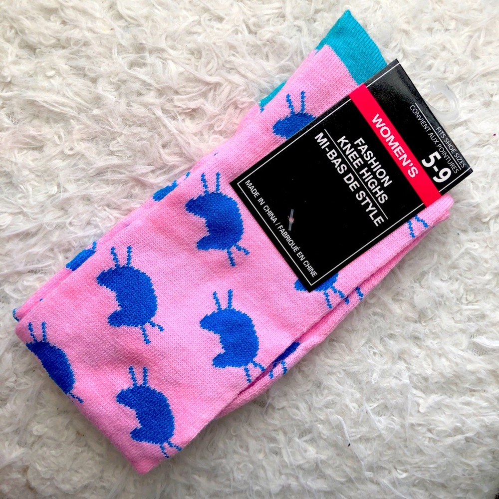 NWT Cat Knee High Socks